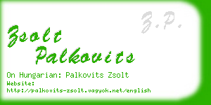 zsolt palkovits business card